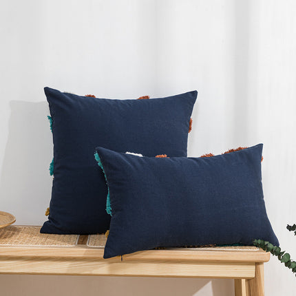 Tufted Colour Block Cushion Cover – Bold Modern Design in 2 Sizes