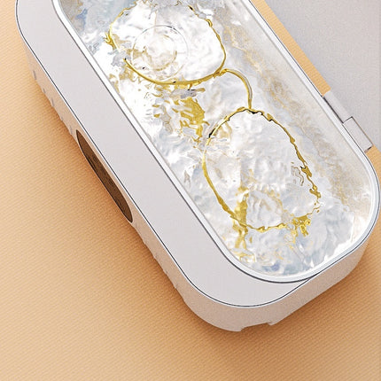 Ultrasonic Jewellery & Glasses Cleaner – White & Pink