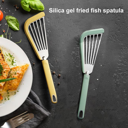 Silicone Egg & Pancake Spatula | Extra-Fine Non Stick Slotted Turner