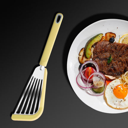 Silicone Egg & Pancake Spatula | Extra-Fine Non Stick Slotted Turner