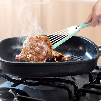 Silicone Egg & Pancake Spatula | Extra-Fine Non Stick Slotted Turner