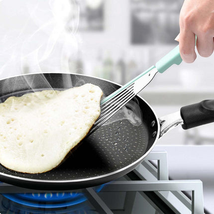 Silicone Egg & Pancake Spatula | Extra-Fine Non Stick Slotted Turner