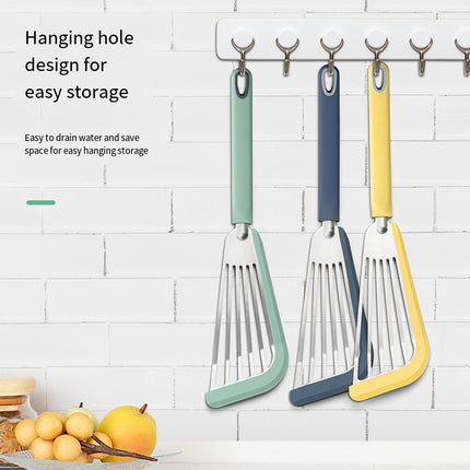 Silicone Egg & Pancake Spatula | Extra-Fine Non Stick Slotted Turner