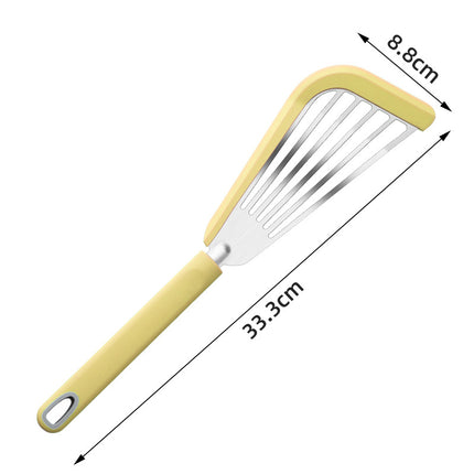 Silicone Egg & Pancake Spatula | Extra-Fine Non Stick Slotted Turner