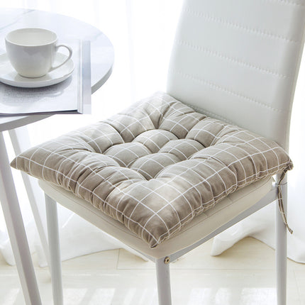 Summer Chair Cushion 40x40cm | Soft Linen Cotton Seat Pad