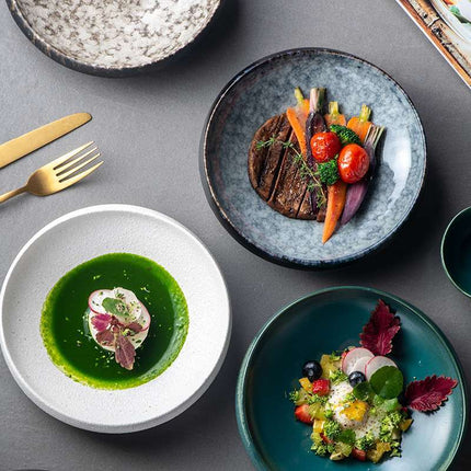Luxury Ceramic Deep Plates – Premium Tableware