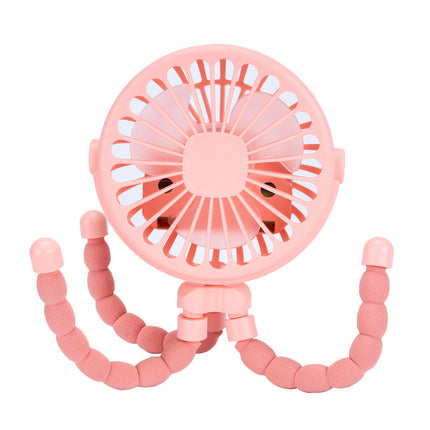 Multi-Functional Mini Fan – USB Rechargeable with Flexible Tripod Legs