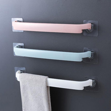 Punch-Free Bathroom Towel Rack | Wall Suction Towel Holder