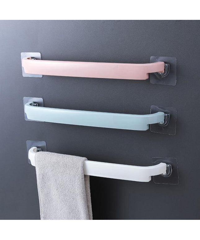 Punch-Free Bathroom Towel Rack | Wall Suction Towel Holder