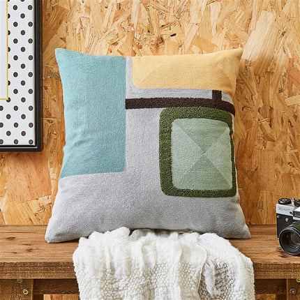 Geometric Embroidered Cushion Covers - 29 Designs | Modern Nordic Pillowcases
