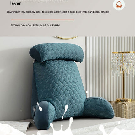 Large Ice Silk Backrest Cushion – 9 colours to choose from