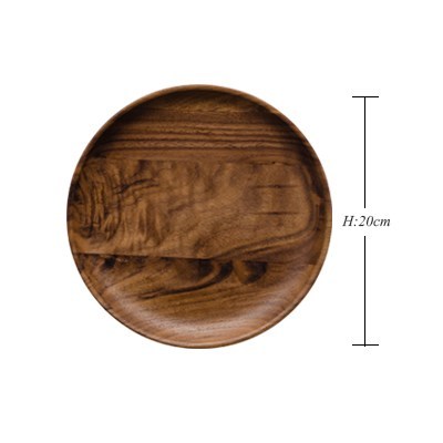 Luxury Dark Wood Plates & Serving Trays – Handcrafted Dinnerware | 11–20 cm