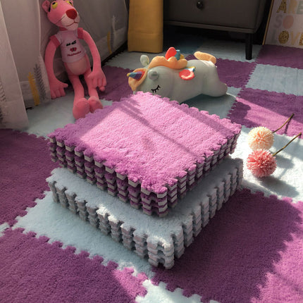 Interlocking Plush Floor Mats | Soft Foam Tiles for Home