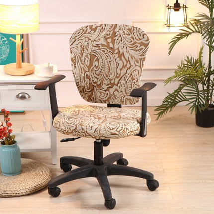 Office Chair Cover Set Stretch | Washable Seat & Back Covers