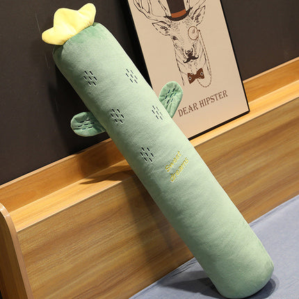 Super Fun Cylindrical Plush Pillows – Carrot, Strawberry and Cactus Designs 🥕🍓🌵
