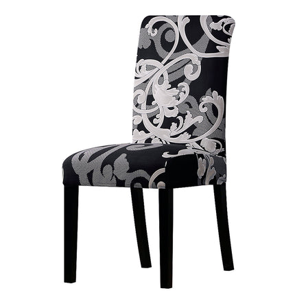 Stretch Dining Chair Covers | Elastic Printed Chair Slipcovers