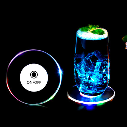 LED Glow Coaster | Light Up Drink & Bottle Base