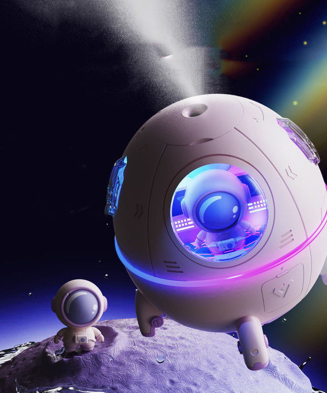 Astronaut USB Mini Humidifier | Space Capsule Design & Night Light – Ikeame