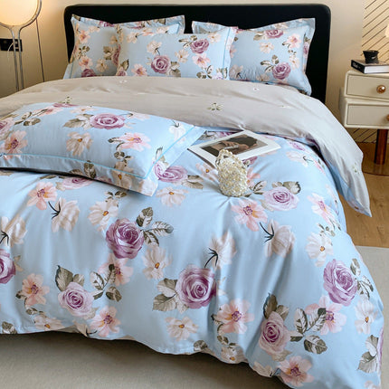 Cotton four-piece cotton quilt cover bed sheet bedding – Trendy & Practical for Daily Living