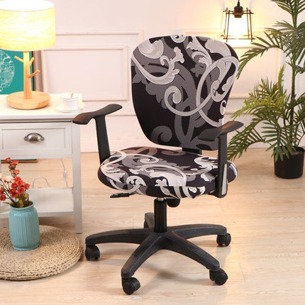 Office Chair Cover Set Stretch | Washable Seat & Back Covers