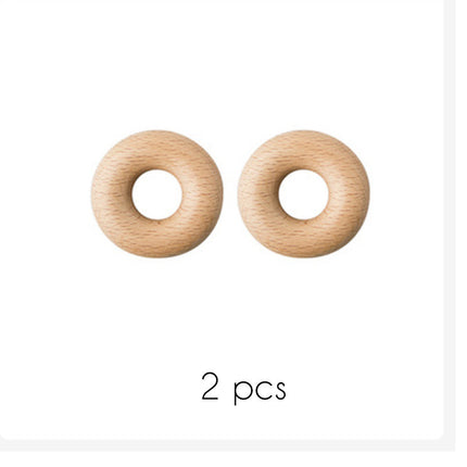 Wooden Donut Sealing Clips 🍩 – Light or Dark Wood