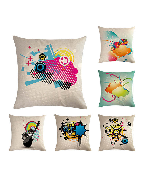 Abstract Music Inspired Cushion Cover | 20 Designs