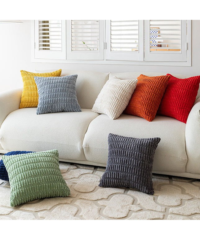 Colourful Wheat-Ear Corduroy Cushions – Soft & Stylish 45x45 cm