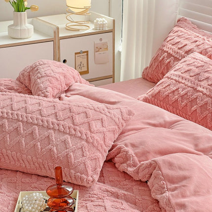 Plush Fleece Bedding Set | Warm Winter Duvet Cover