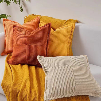Nordic corduroy flying pillow simple cushion cover – Trendy & Practical for Daily Living