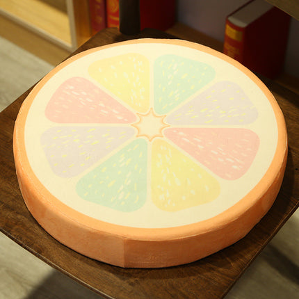 Fruit Slice Cushion Round | Colourful Foam Cushion