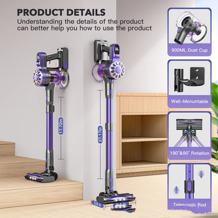 Portable Telescopic Vacuum Cleaner – Cordless Household Cleaning Kit | Ikeame