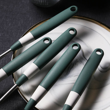 Silicone Spatula Set with Holder | Non Stick Cooking Tools