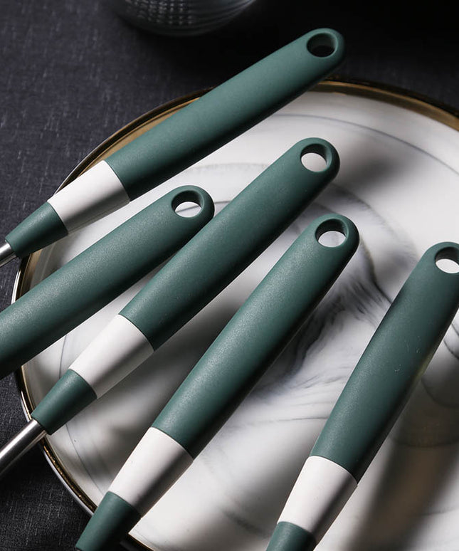 Silicone Spatula Set with Holder | Non Stick Cooking Tools