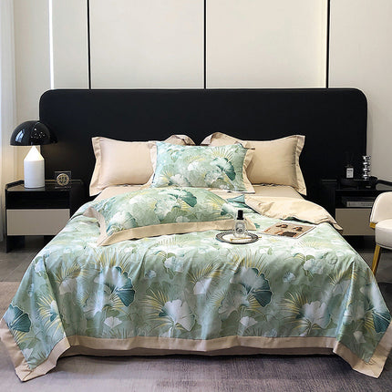 Tencel summer duvet four-piece washed silk – Trendy & Practical for Daily Living