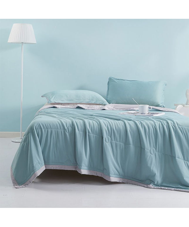Cooling Ice Silk Quilt | Lightweight Summer Blanket