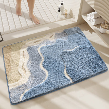 Household Minimalist Water-absorbent Thickened Bathroom Floor Mat