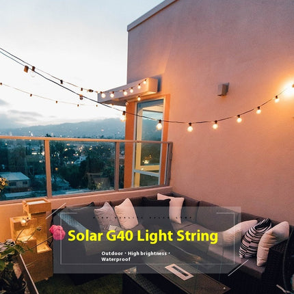 Solar Retro Outdoor String Lights – Garden & Camping Decor | Ikeame