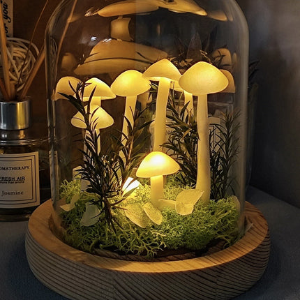 DIY Mushroom Lamp Kit | Cottagecore Mood Light Craft Set