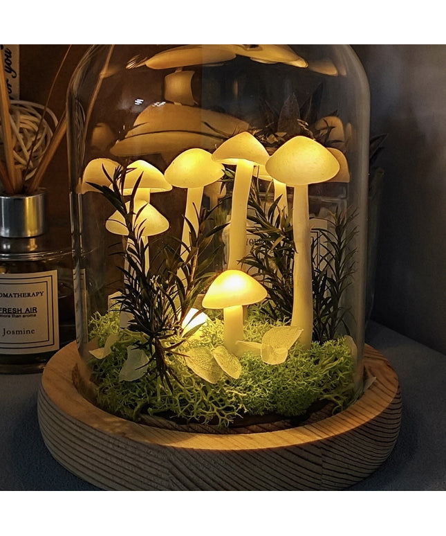 DIY Mushroom Lamp Kit | Cottagecore Mood Light Craft Set