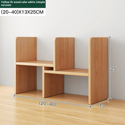 Adjustable Desktop Bookshelf Retractable Desk Organiser