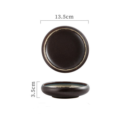 Small Dish Seasoning Ceramic Circular