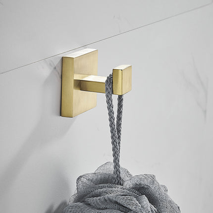 Brushed Gold Bathroom Towel Rack & Pendant Set ✨🛁