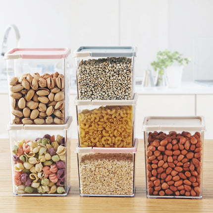 Transparent Kitchen Storage Boxes Stackable Organisers