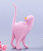 Pink Purring Cat