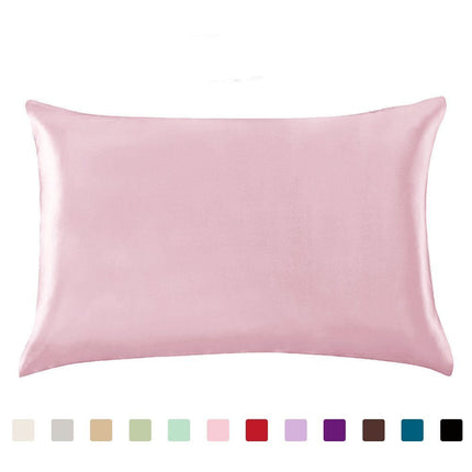 Pillowcase satin solid color simulation silk single pillowcase ice silk pillowcase – Trendy & Practical for Daily Living