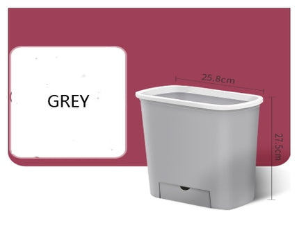 Wall-Mounted Trash Can 🗑️ – Built-In Bag Dispenser, Space-Saving Bin