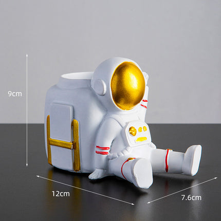 Astronaut Pen Holder with Phone Stand – Fun Desk Organiser