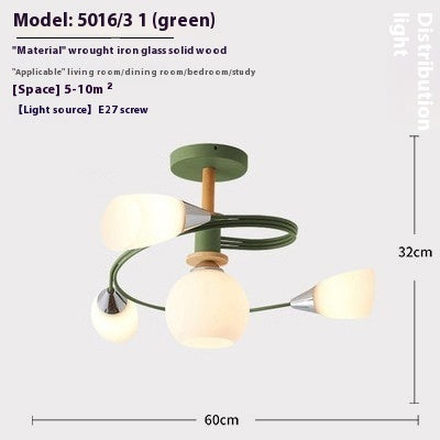 Spiral LED Droplight – Sculptural Luxury Chandelier | 4 or 6 Lamps