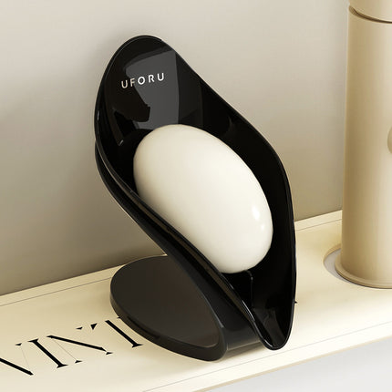 Multi-Functional Countertop Soap Holder — Cream White or Black