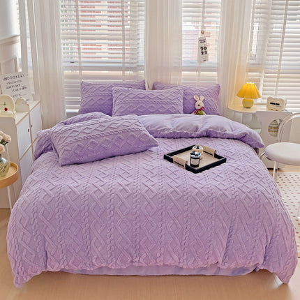 Plush Fleece Bedding Set | Warm Winter Duvet Cover